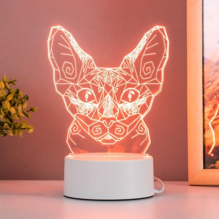 Sphinx lamp LED white 11x9.5x13 cm-1