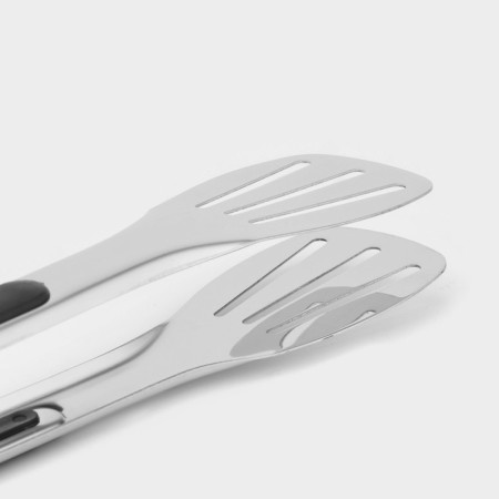 Forceps Chrome kitchen shares, 23.5 cm stainless steel, black color-2