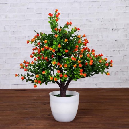 Bonsai in the pot "Small flowers" 9x25 cm, mix