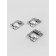 A set of legs for a sewing machine, brown, 6/9/25 mm, for double hem, 3 pcs.