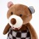 Soft toy "Bear", 22.5 cm, brown color