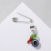 Pin-shaped pins "Cash pins" pepper with pearls, 2.2 cm, color in silver