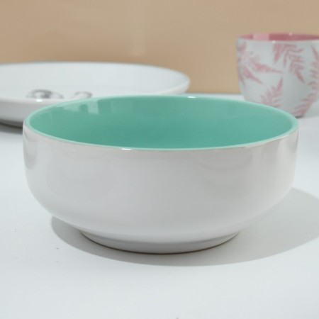 A set of dishes for 4 persons "Easter. Forest characters ”, 16 objects: 4 plates 23 cm, 4 bowls 14.5 cm, 4 circles 250 ml, 4 saucers 15 cm.-11