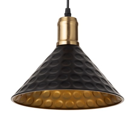 Bayerlux lamp "Cheka" E27 40W black-gold 24x24x17-117 cm-1