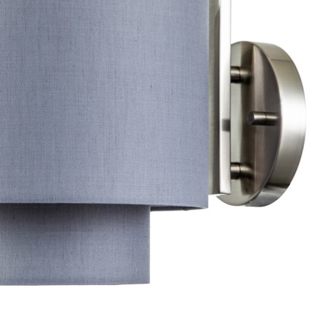 Bra Indigo, 13020/1w Nickel. 1x60W, e27, 200x260x236 mm, gray color-1