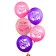 Girlyanda Paper Set “Happy Birthday. 1 year ” + balls set 5 pieces
