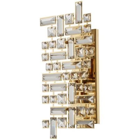 Wall lamp STILFORT 2171/03/02W Tetrix, 2x40W, E14, 420x420x100 mm, color gold