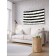 Decorative panel with photo printing "strips with hearts", horizontal, size 100x150 cm