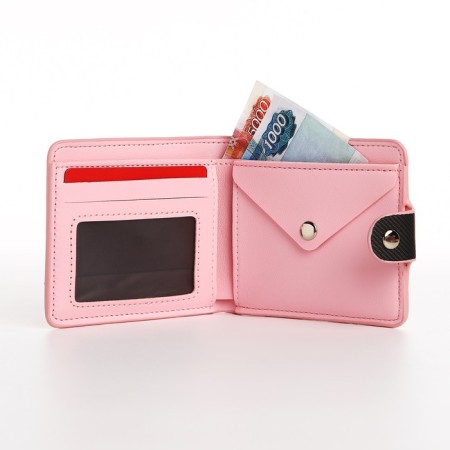 Wallet on the button, the color is black-4