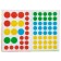 The training book “Choose in size: more - less”, 50 reusable stickers