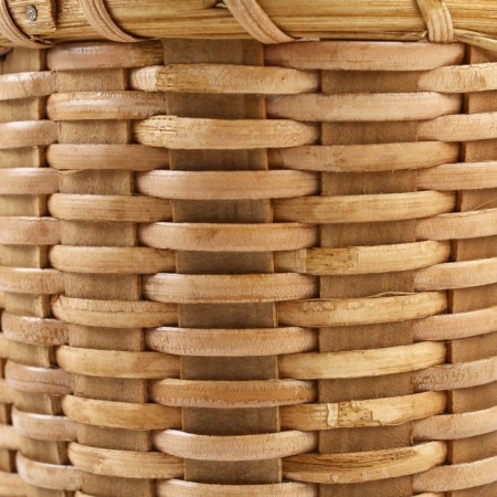 Wicker basket, 10.5 x 7 x 10/25.5 cm, brown, rattan-4