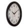 Watch wall, interior "wood structure", d-29 cm, brown body