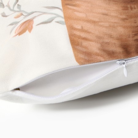 Case on the pillow Ethel "Flower Time", 40*40 cm, 100 p/e, velor-2
