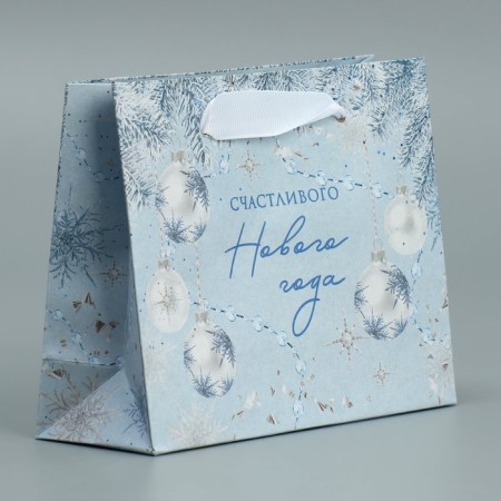 Craft horizontal package “New Year's tenderness”, S 15 x 12 x 5.5 cm, New Year-2