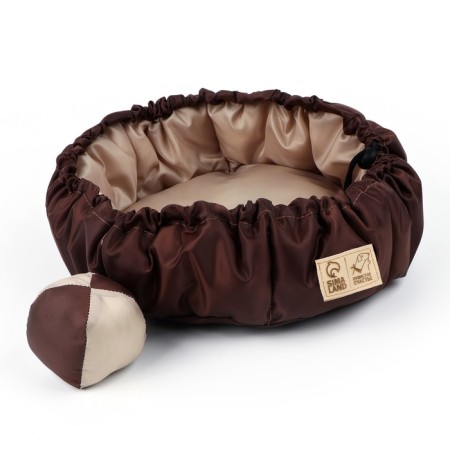 Lesser for cats and dogs two-sided with a toy "Coffee with milk" 50-30x12 cm-1