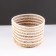 Storage basket "Ecuador", 23 x 23 x 17 cm, natural. white
