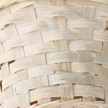 A set of wicker baskets, D16x10/31 cm, d19x11x33 cm, d21x12x35 cm, 3 pcs, yellow, bamboo-5