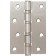 Universal loop Punto 4B PN, 100x70x2.5 mm, matte chromium, 1 pc.