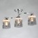 Tetro lamp, size 18x25x52 cm, 180W 3xe27 IP 20