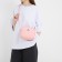 Bag Cross-Bodi with a zipper, pink color
