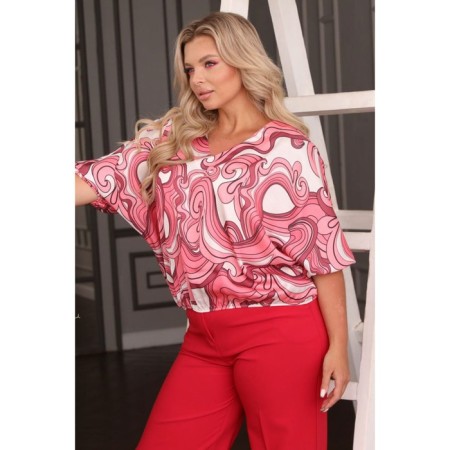 Female jumper, size 52, pink color-3