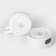Porcelain "Practitioner" tea set, 2 items: a 400 ml kettle with heating