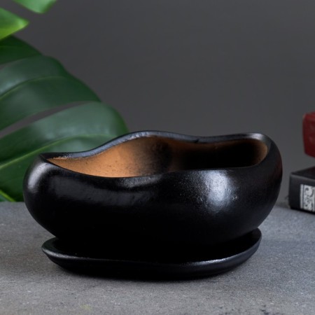 Pot "Bonsai Small" black, 0.6, l/ 17x14x7cm