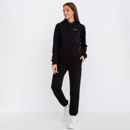 Female set (sweatshirt/pants), black color, size 42