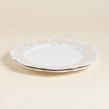 A set of plates SL Home "Amande", 2pcs, D = 27.5 cm, 27.5x27.5x1.8 cm.-3