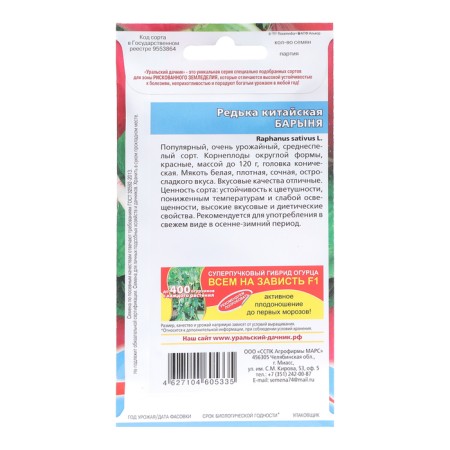 Seeds Radish "Baryna - Chinese", 1 g-1