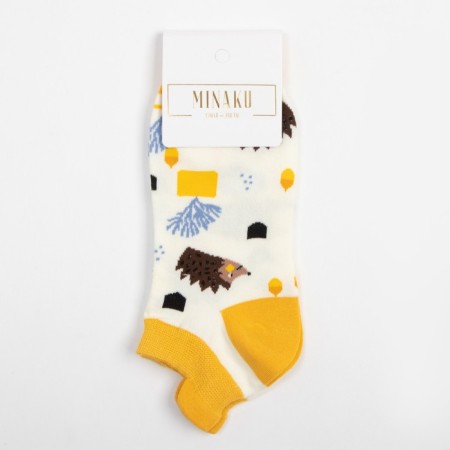 Women's socks minku "Hedgehogs", size 36-39 (23-25 ​​cm)-3