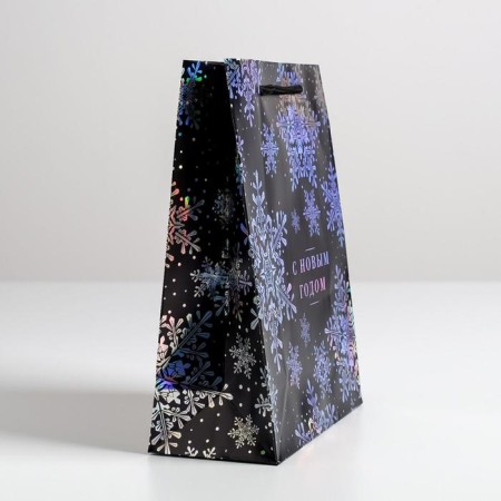 Vertical holography package “Happy New Year”, MS 23 x 18 x 10 cm, New Year-1