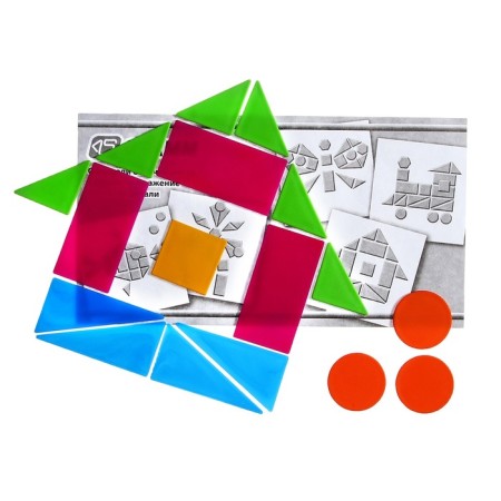 Account material Geometric mosaic economy, 80 elements-3