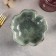 Ceramic “Flower”, 300 ml, 12 × 12 × 5.5 cm, green color, green