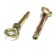 Anchor bolt of scrap, with a ring, galvanized, 10x100 mm, 40 pcs