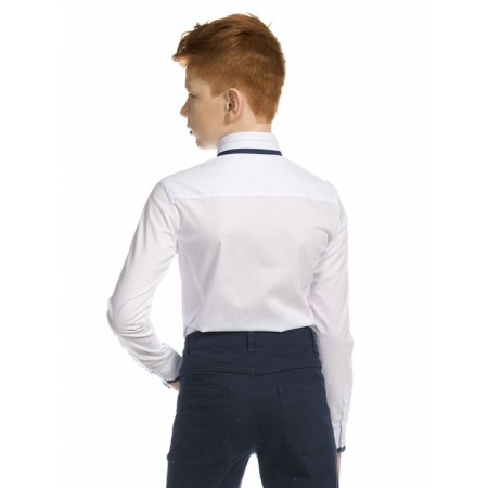 Surchashka upper for boys, height 146 cm, white color-4