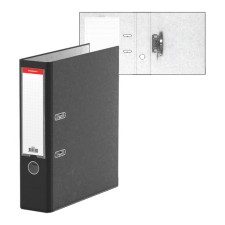 A4 registrar A4, 70mm Original Pro, collected, marble, black, plastic pocket, metal kant, 2mm cardboard, capacity of 450 sheets