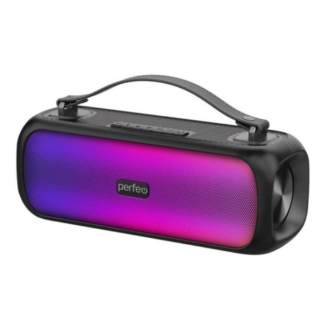 Portable acoustics Perfeo (PF_D0053) L.E.D FM, MP3 USB, AUX, TWS, LED, 14 W, 2200 MAH