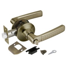 PUNTO 6026 AB-B peel handle, with a latch, bronze color