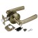 PUNTO 6026 AB-B peel handle, with a latch, bronze color