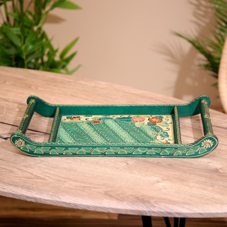 Born tray, batik 38x19x5 cm-3