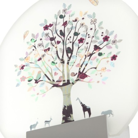 Sconces "Flower tree" LED 6W 4000k white 19.5x6x19.5 cm-4