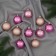 Set of balls plastic D-5 cm, 10 pcs "Disco Mix" Pink