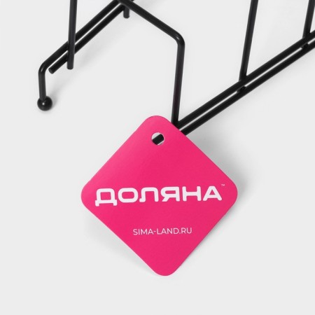 Cover stand for 5 objects of the share, 28.5 × 12.5 × 16.5 cm, black color-8