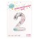 Foil ball 32 "Number 2 with the crown", gradient, on the stand