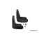 Spray-mounted rear Mazda 3, 2013-2016, hatchback 2 pcs (polyurethane)