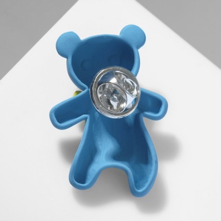 Icon "Bear" Plush in the Bange, the color of the yellow-blue in silver-2
