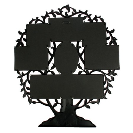 Photo frame in 8 photos 10x10, 10x15 cm "Family Tree" Black 60x50x2 cm-3