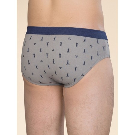 Men's panties, size m, jeans, gray, 2 pcs-5