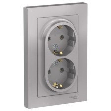 SCHE ATN000324 AtlasDesign, SP, 2 sockets, IP20